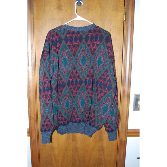 VINTAGE SEARS ROEBUCK MEN'S CARDIGAN MADE IN ITALY - Picture 3 of 4